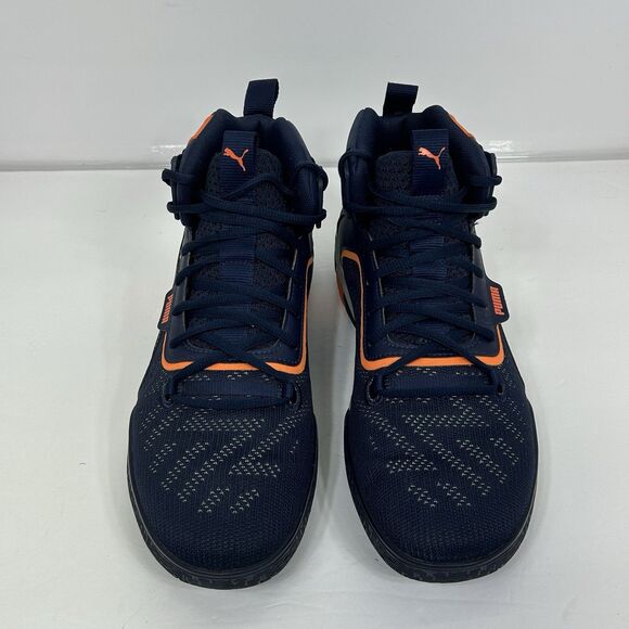 Puma Legacy MM Men's 11.5 Navy Blue Basketball Shoes 194048-02 Athletic Sports - Picture 2 of 9